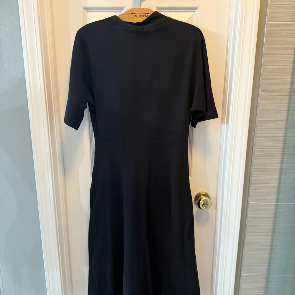 Anthropologie Velvet by Graham & Spencer Black Allura Dress Womens Size XS‎